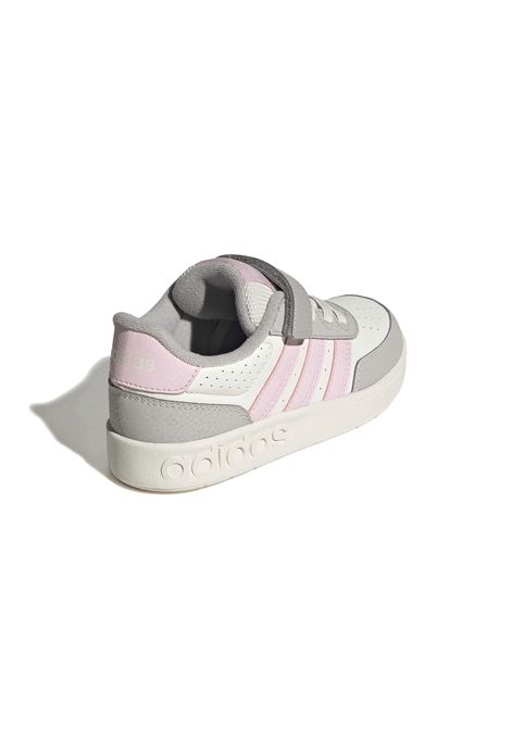 Adidas Breakbase Shoes White Grey Pink Kids ADIDAS CORE | Sneakers | KJ9593-